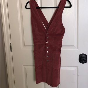Lulu’s rust color overall dress. NWT!